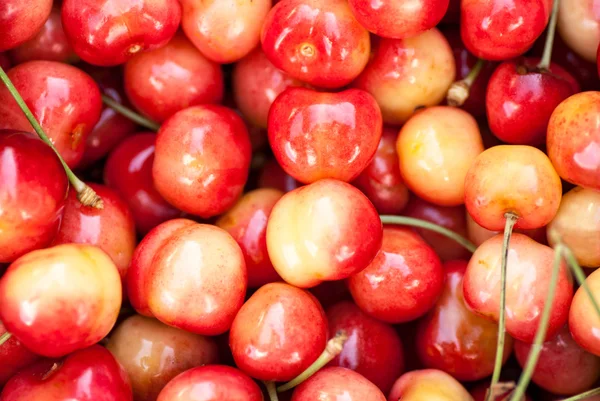 Smidig konsistens av sötkörsbär — Stockfoto