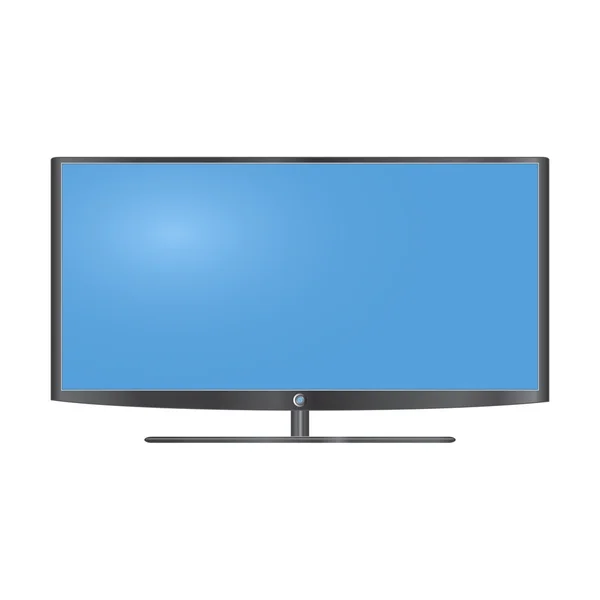 Monitor tv lcd, illustrazione vettoriale. — Vettoriale Stock