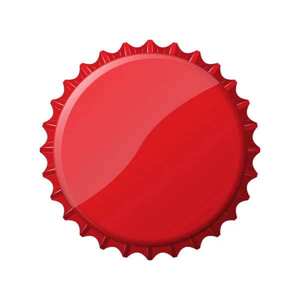 Червоний кришок — стоковий вектор