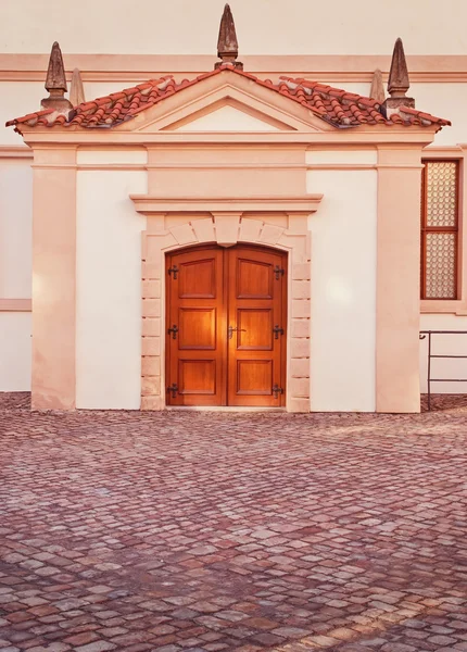 Innenhof im alten Prag — Stockfoto