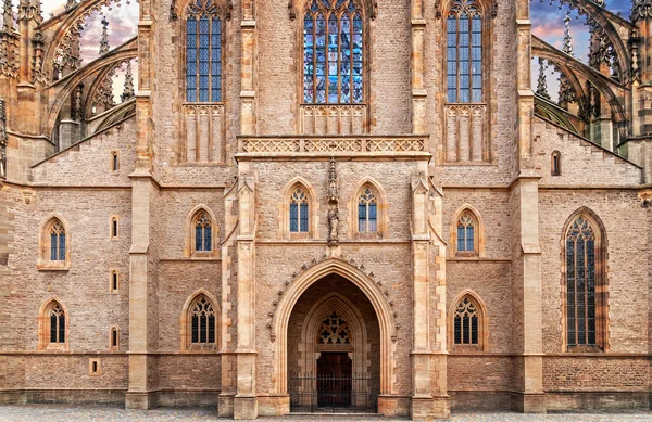 Cattedrale gotica di Santa Barbara a Kutna Hora, Boemia — Foto Stock