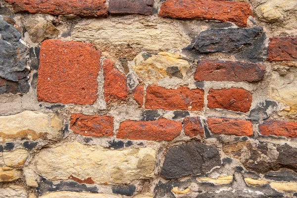 Parte de una pared de piedra, para fondo o textura. —  Fotos de Stock