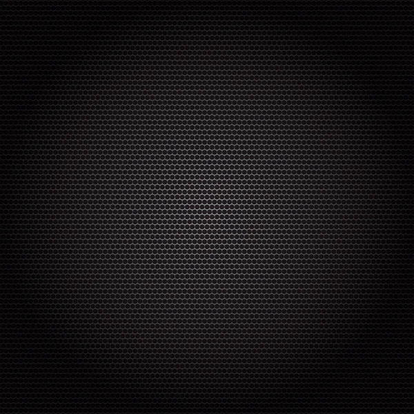 Siyah arka plan doku metal yüzeyine noktalı delikli — Stok fotoğraf