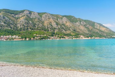 Boka Kotor Körfezi Limanı, Karadağ, Avrupa.