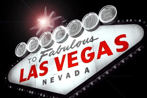 Welkom bij fabulous las vegas — Stockfoto