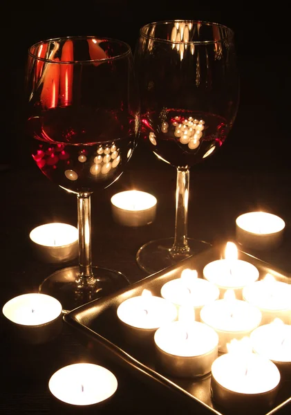 Red Wine Glasses — Stock Photo, Image