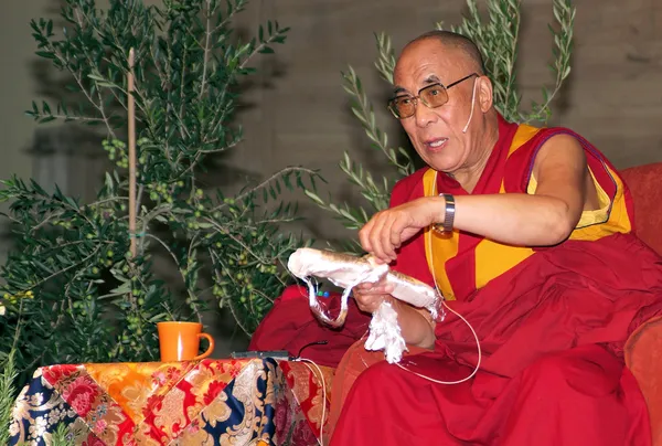 Далай лама Тензін Г'яцо — стокове фото