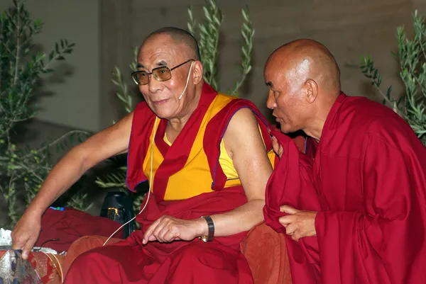 Далай-лама Тензин Гьяцо — стоковое фото