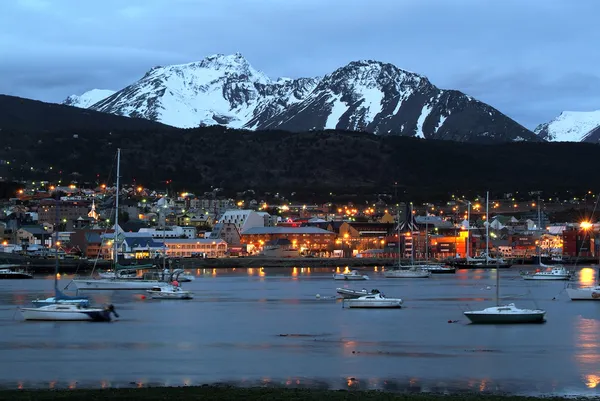 De haven van ushuaia — Stockfoto