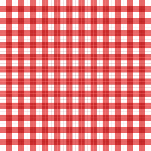 Tablecloth red and white — Stock Photo, Image