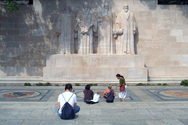 Памятник реформаторам, Женева — стоковое фото