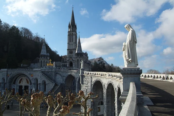Lourdes shrine virgin basilica Stock Photos, Royalty Free Lourdes ...