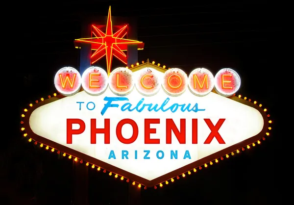 Willkommen bei Phoenix — Stockfoto