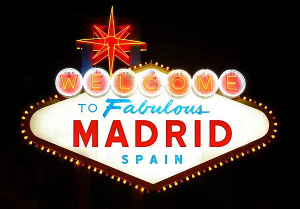 Καλώς ήρθατε στην Μαδρίτη — Φωτογραφία Αρχείου