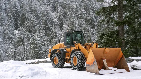 Snow plow — Stock Photo, Image