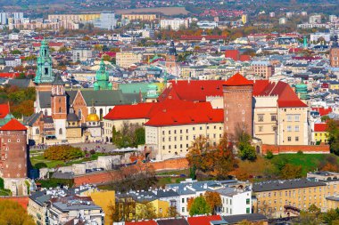 Cityscape, Krakow, Polonya.