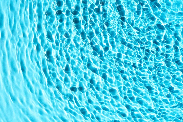 Beautiful Blue Water Texture Background Water Surface Sun Rays Reflection —  Fotos de Stock
