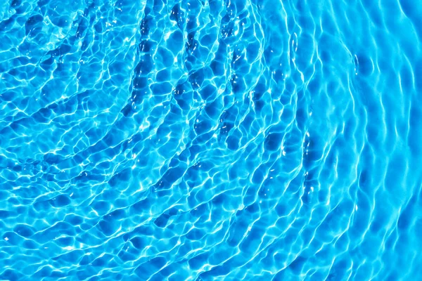 Fondo Textura Agua Azul Superficie Agua Con Reflejo Rayos Solares —  Fotos de Stock
