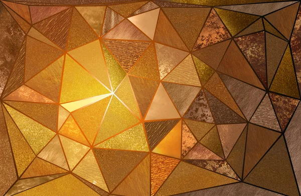 Triangular Gold Textures — Stock Photo, Image