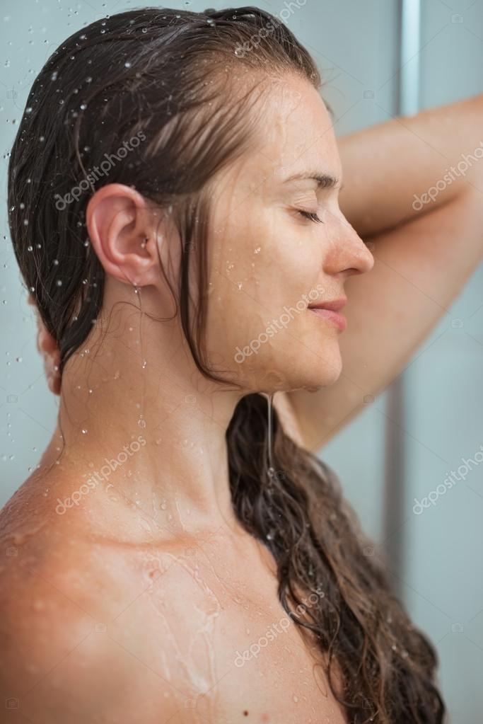 Beach shower long hair doctor