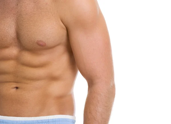 Primer plano de los músculos abdominales —  Fotos de Stock