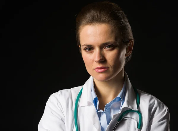 Medical doctor woman isolated — Stock Photo, Image