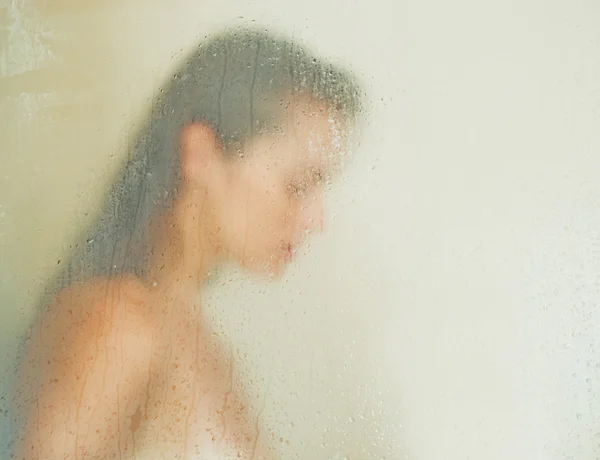 Woman in shower — Stock Photo, Image