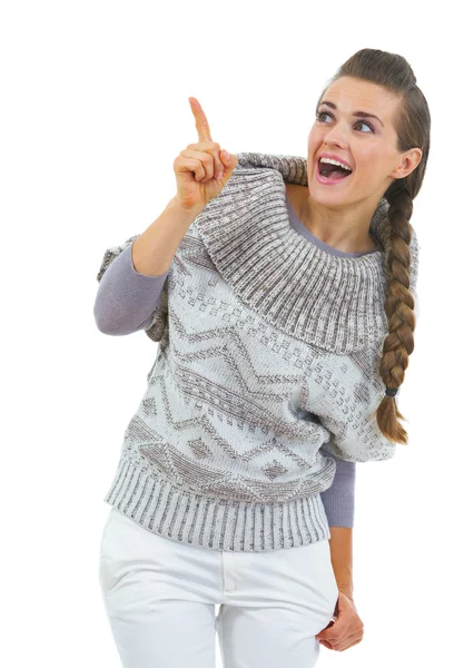 Woman in sweater — Stock Photo, Image