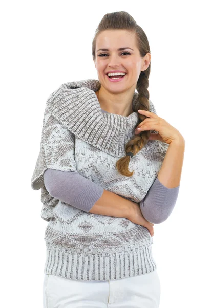 Woman in sweater — Stock Photo, Image