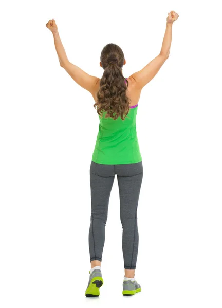 Fitness jonge vrouw — Stockfoto