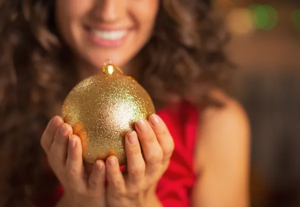 Dona de casa no Natal — Fotografia de Stock