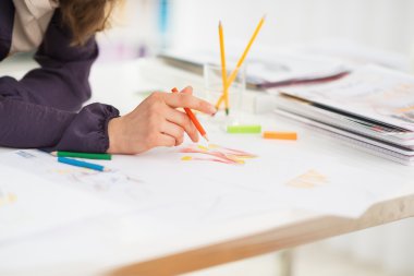 Moda Tasarımcısı Eskizler yapım