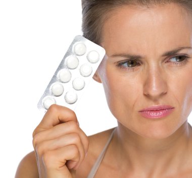 hapları düşünceli Bayan