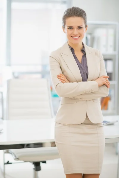 Mulher de negócios sorridente — Fotografia de Stock