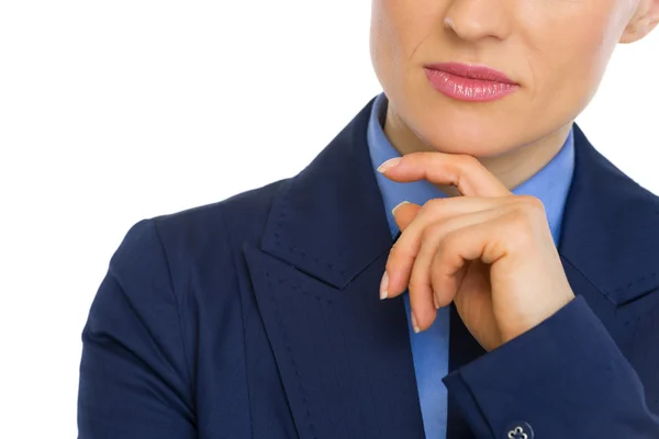 Thoughtful businesswoman — Stock Photo, Image