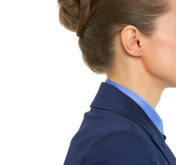 Ear of businesswoman — Stock Photo, Image