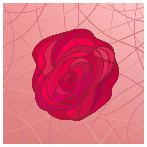 Rose card — Stock Photo, Image