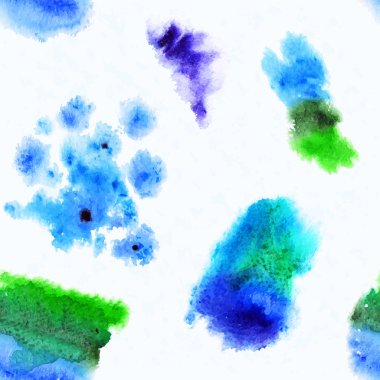 Suluboya kusursuz desen