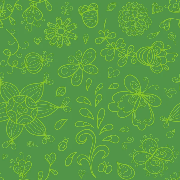 Doodle bezešvé pattern — Stockový vektor