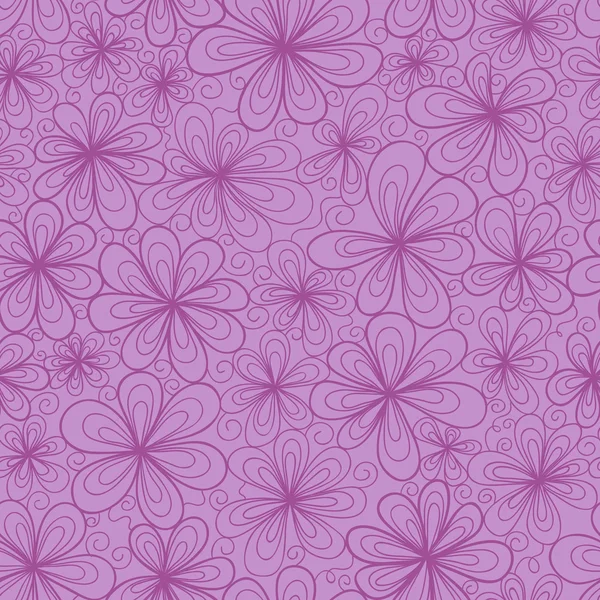 Vector estilizado doodle flores — Vector de stock