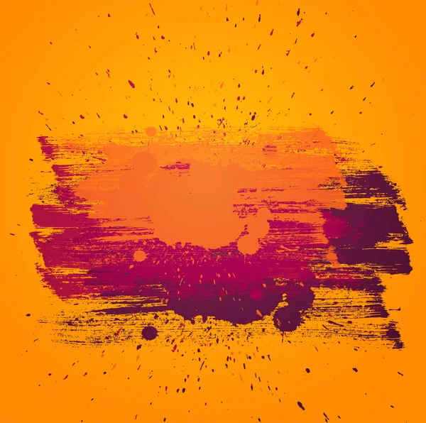 renkli vektör arka artictic boya darbeleri ile. Sarı,