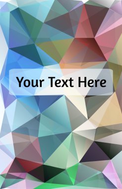 Çokgen tasarım stilize vektör arka plan