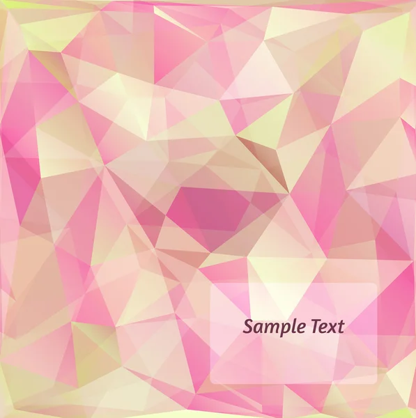 Polygon design stylized vector abstract background — Stock Vector
