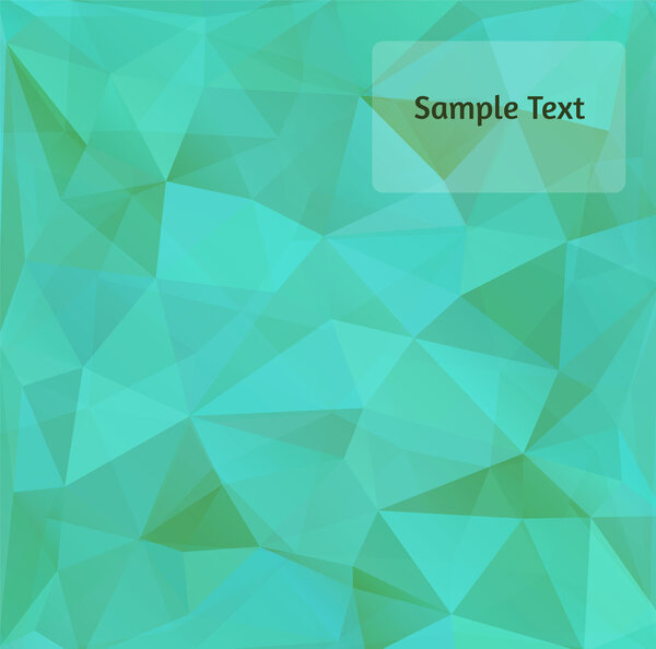 Polygon design stylized vector abstract background