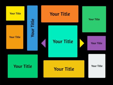 vektör kullanıcı arayüzü şablonu.
