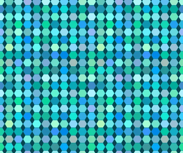 Kleurrijke gevarieerde zeshoek vector naadloze patroon voor uw ontwerp — Stockvector