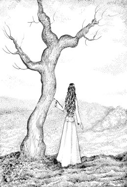 mürekkep kalem manzara