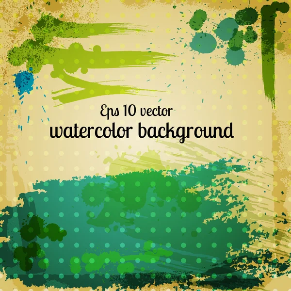 Fundo aquarela — Vetor de Stock