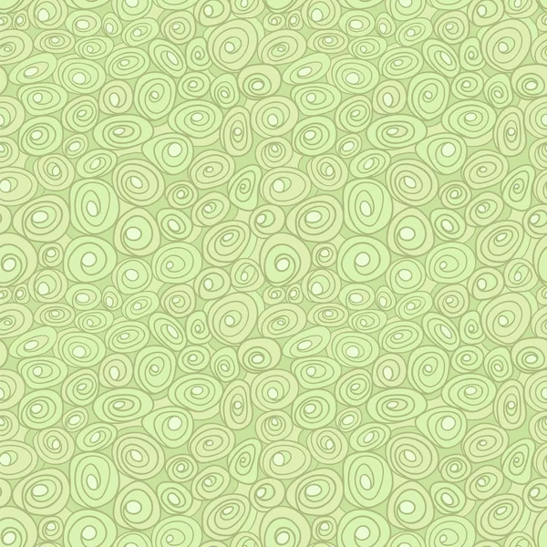Modèle vectoriel sans couture avec des formes spirales abstraites — Image vectorielle