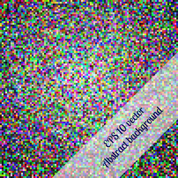 Abstract pixel vector background, resembles old TV screen